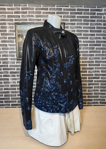 Kadın Deri Ceket Hakiki Kuzu Derisi Ceket Mont - Görsel 2