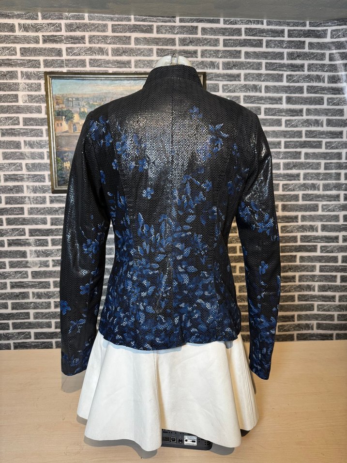 Kadın Deri Ceket Hakiki Kuzu Derisi Ceket Mont - Görsel 4