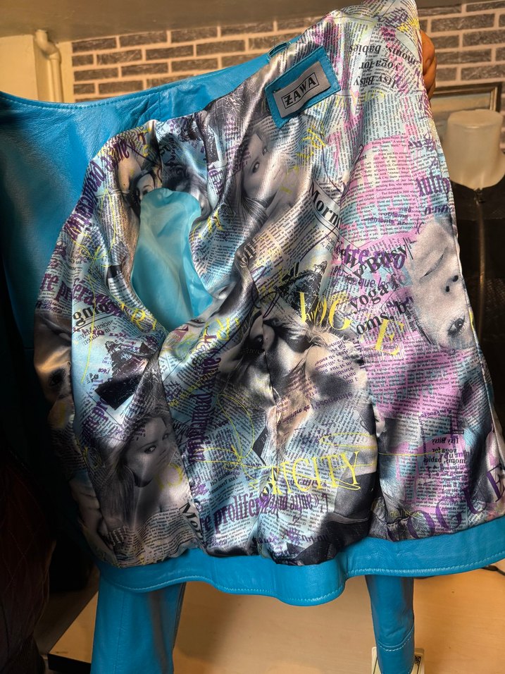 Kadın Deri Ceket Hakiki Kuzu Derisi Ceket Mont - Görsel 5