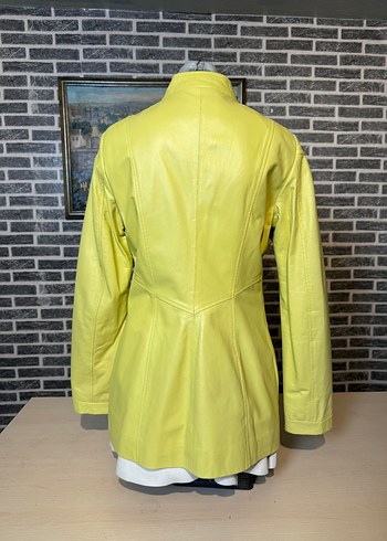 Kadın Deri Ceket Hakiki Kuzu Derisi Ceket Mont - Görsel 5