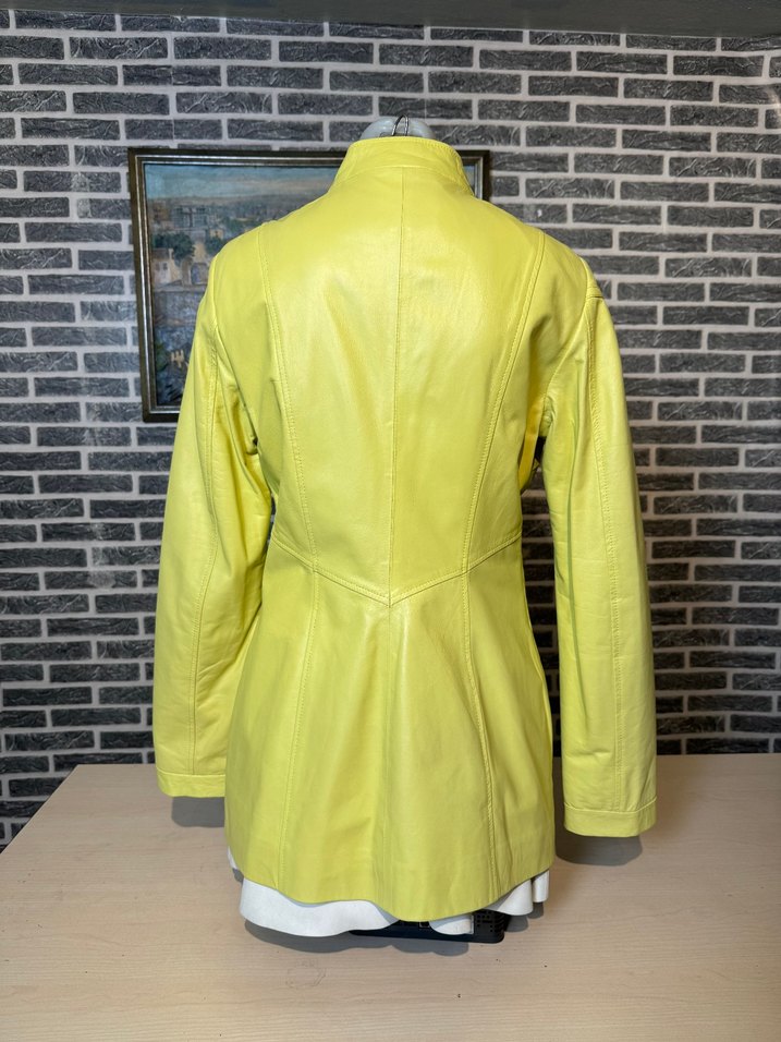 Kadın Deri Ceket Hakiki Kuzu Derisi Ceket Mont - Görsel 5