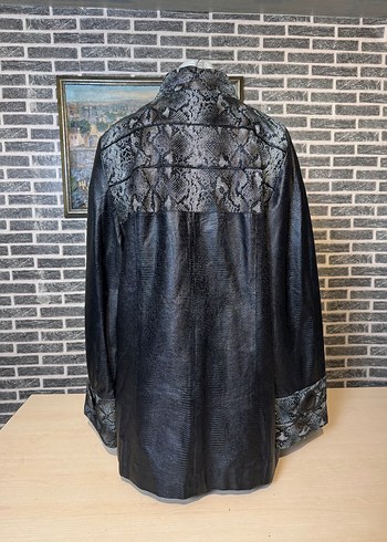 Kadın Deri Ceket Hakiki Kuzu Derisi Ceket Mont - Görsel 5