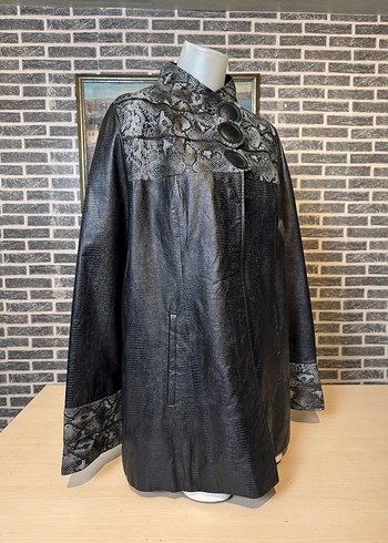 Kadın Deri Ceket Hakiki Kuzu Derisi Ceket Mont - Görsel 3