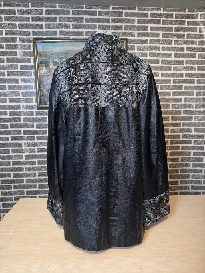 Kadın Deri Ceket Hakiki Kuzu Derisi Ceket Mont - Görsel 5