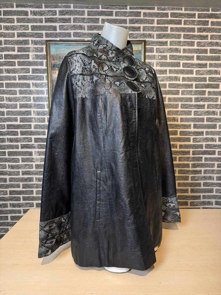 Kadın Deri Ceket Hakiki Kuzu Derisi Ceket Mont - Görsel 3