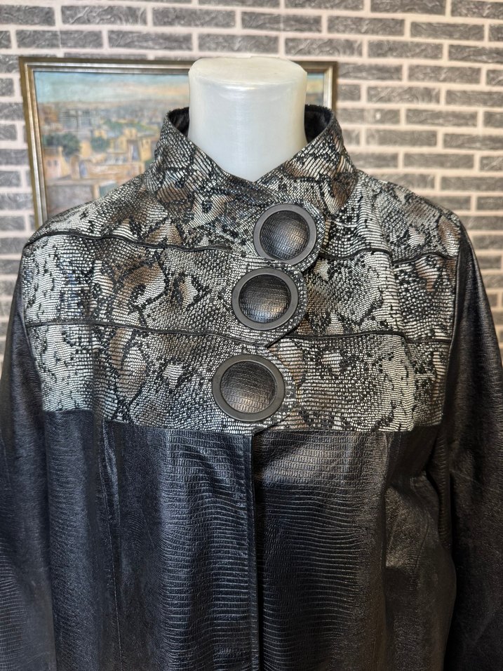 Kadın Deri Ceket Hakiki Kuzu Derisi Ceket Mont - Görsel 2