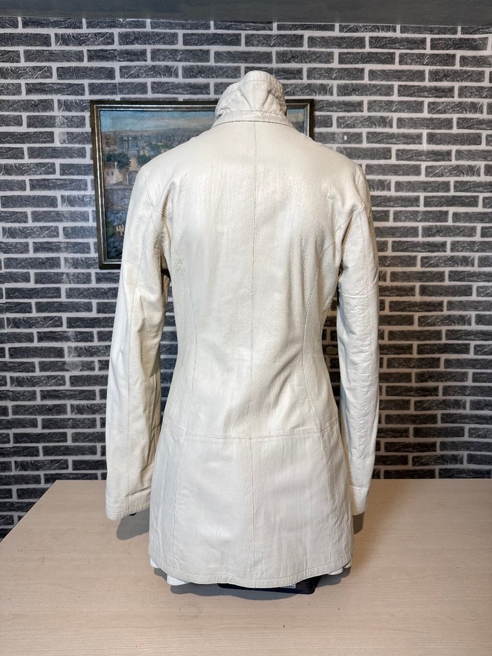 Kadın Deri Ceket Hakiki Kuzu Derisi Ceket Mont - Görsel 2