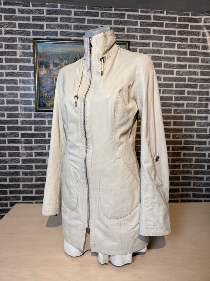 Kadın Deri Ceket Hakiki Kuzu Derisi Ceket Mont - Görsel 3