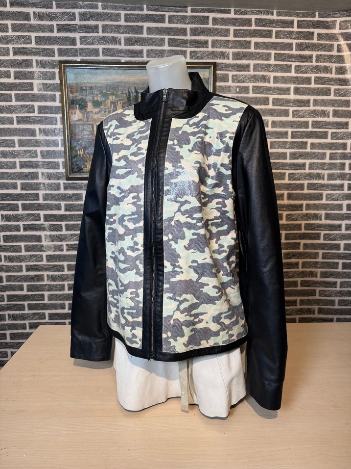 Kadın Deri Ceket Hakiki Kuzu Derisi Ceket Mont - Görsel 3