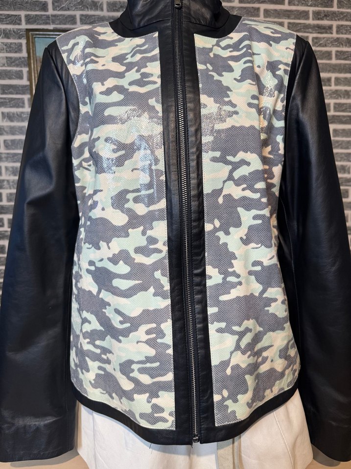 Kadın Deri Ceket Hakiki Kuzu Derisi Ceket Mont - Görsel 2