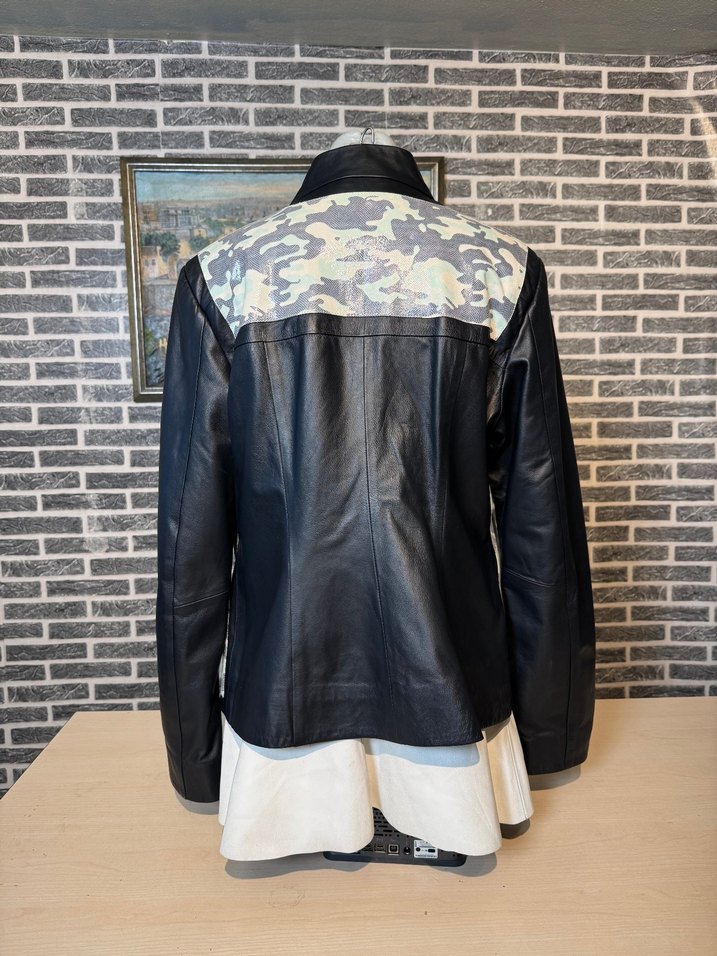 Kadın Deri Ceket Hakiki Kuzu Derisi Ceket Mont - Görsel 5