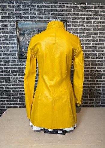 Kadın Deri Ceket Hakiki Kuzu Derisi Ceket Mont - Görsel 4