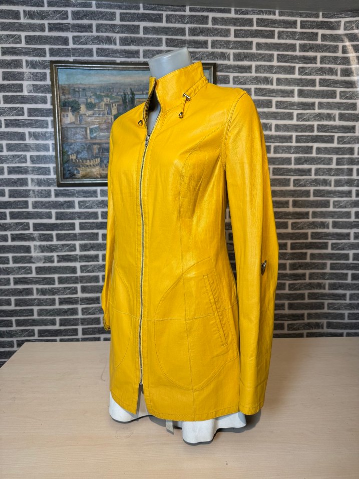 Kadın Deri Ceket Hakiki Kuzu Derisi Ceket Mont - Görsel 3