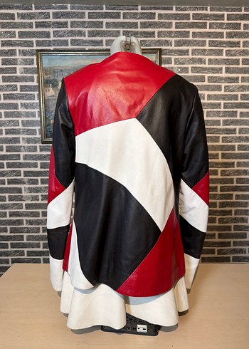 Kadın Deri Ceket Hakiki Kuzu Derisi Ceket Mont - Görsel 3