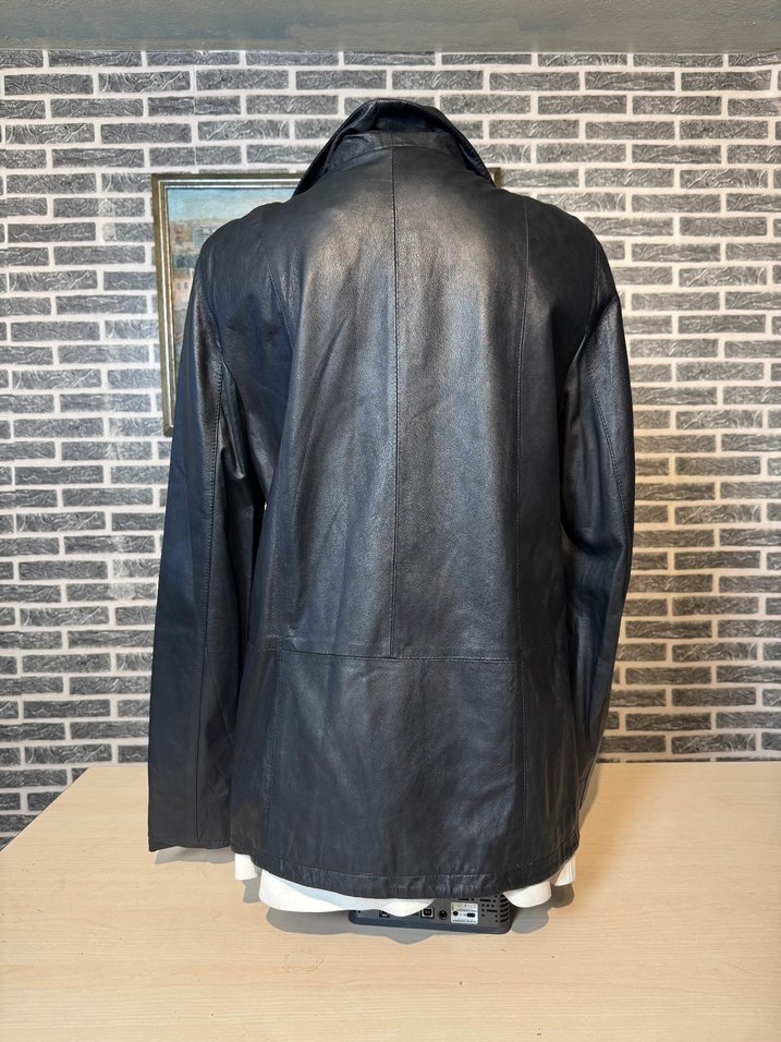 Kadın Deri Ceket Hakiki Kuzu Derisi Ceket Mont - Görsel 4