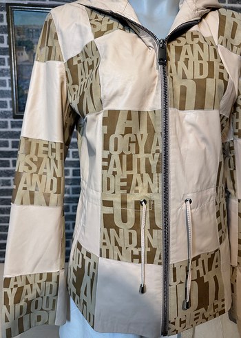 Kadın Deri Ceket Hakiki Kuzu Derisi Ceket Mont - Görsel 2