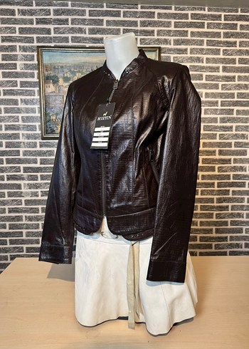 Kadın Deri Ceket Hakiki Kuzu Derisi Ceket Mont - Görsel 3