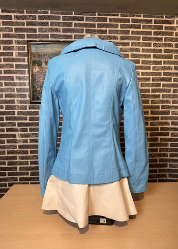 Kadın Deri Ceket Hakiki Kuzu Derisi Ceket Mont - Görsel 5