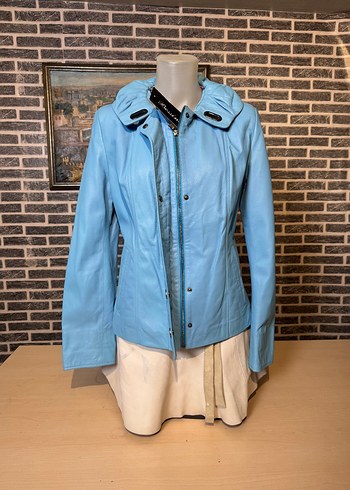 Kadın Deri Ceket Hakiki Kuzu Derisi Ceket Mont - Görsel 2