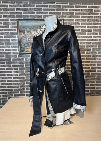 Kadın Deri Ceket Hakiki Kuzu Derisi Ceket Mont - Görsel 3