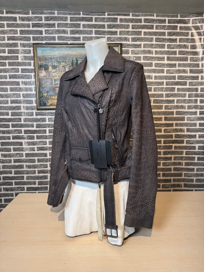 Kadın Deri Ceket Hakiki Kuzu Derisi Ceket Mont - Görsel 3