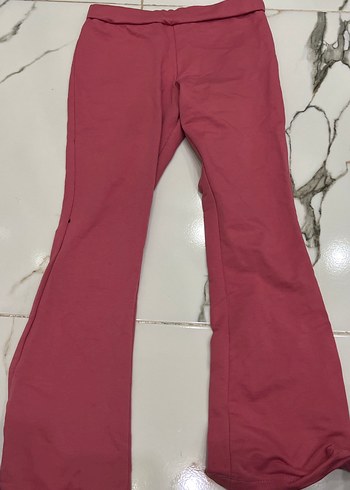 Kız Çocuk Mor Süet Jogger Eşofman Altı - Görsel 7