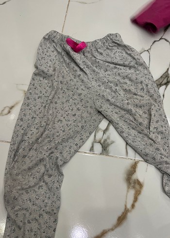 Kız Çocuk Mor Süet Jogger Eşofman Altı - Görsel 5