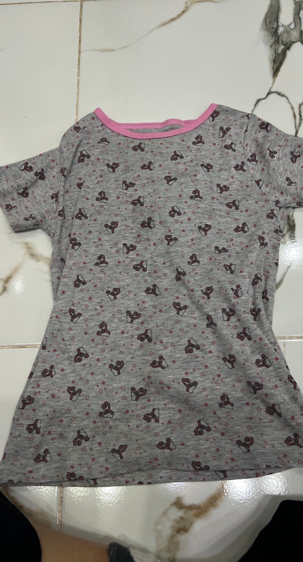 Çiçek Desenli Fırfırlı Kız Bluzu - Görsel 2