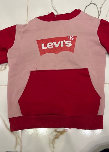 Kapüşonlu Mavi Baskılı Kadın Sweatshirt - Görsel 7