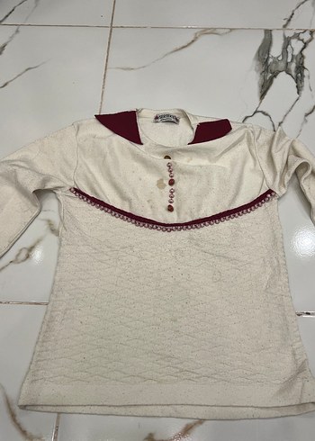 Kapüşonlu Mavi Baskılı Kadın Sweatshirt - Görsel 19