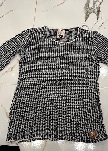 Kapüşonlu Mavi Baskılı Kadın Sweatshirt - Görsel 5