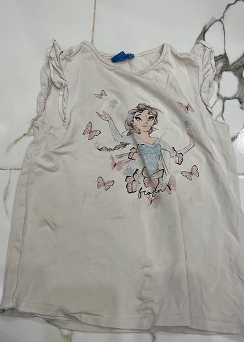 Kız Çocuk Pullu Baskılı Kısa Kollu Tişört - Görsel 17