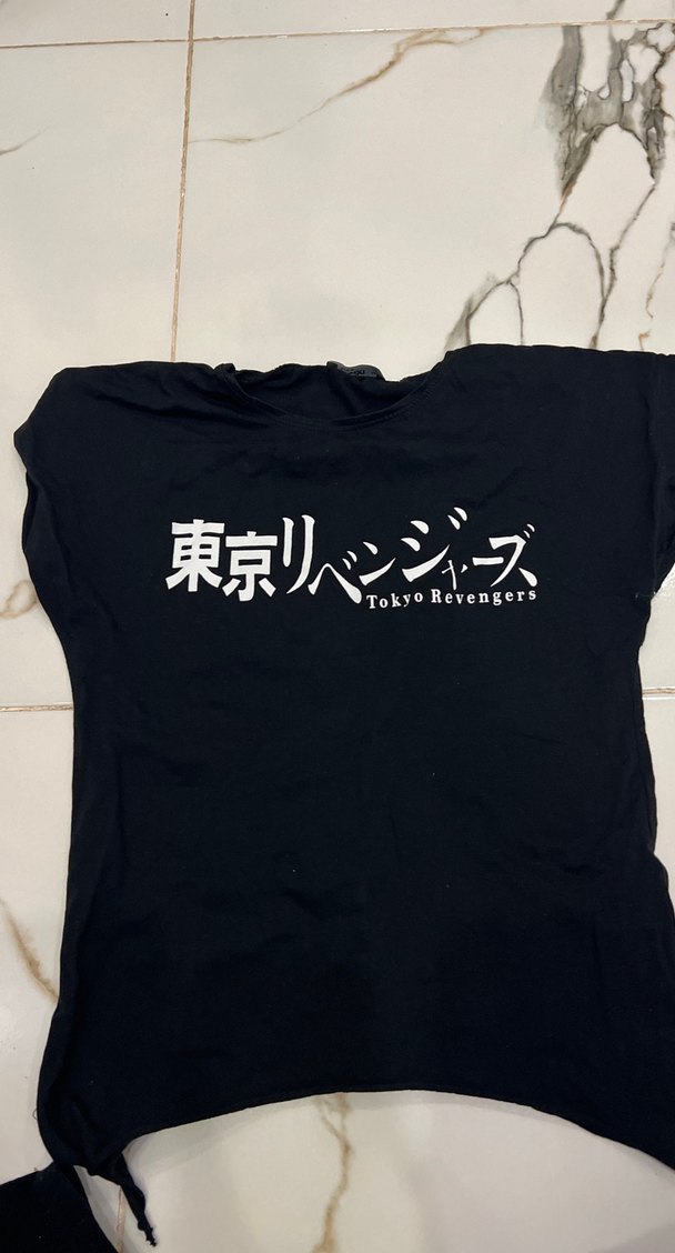 Kız Çocuk Pullu Baskılı Kısa Kollu Tişört - Görsel 4