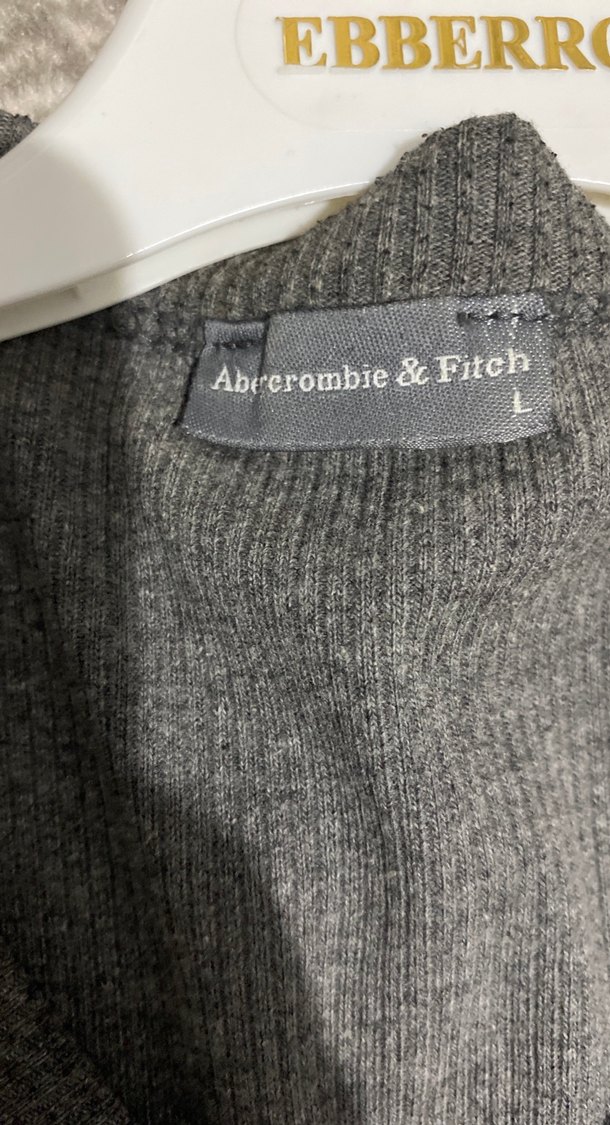 Gri Pamuklu Kadın Hırka Düğmeli - Görsel 3