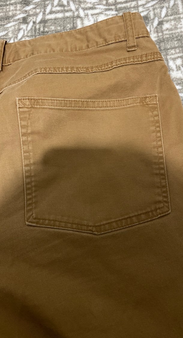 Düğmeli Kahverengi Erkek Rahat Pantolon - Görsel 4