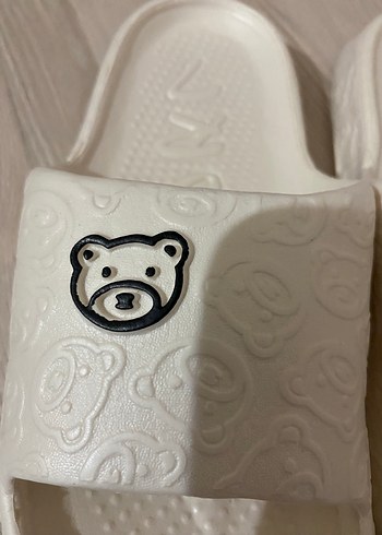 Beyaz Platform Topuklu Kadın Terlik - Görsel 4