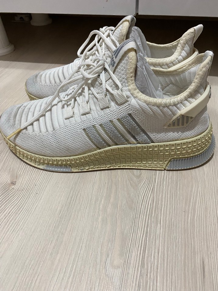 Beyaz Bağcıklı Kadın Spor Ayakkabı - Görsel 3