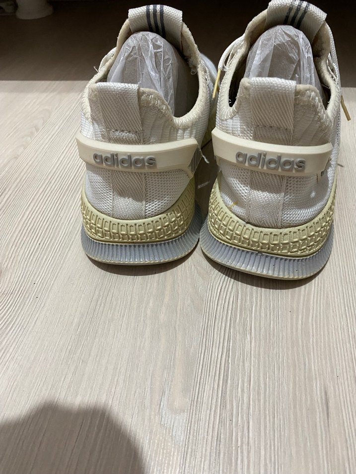 Beyaz Bağcıklı Kadın Spor Ayakkabı - Görsel 2