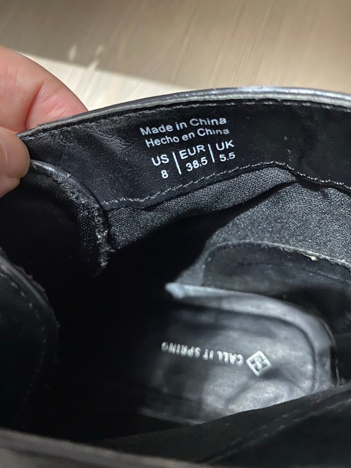 Siyah Kadın Lastik Topuklu Bot - Görsel 5