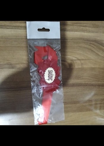 Kızlar için Kırmızı Boncuklu Gotik Eldiven - Görsel 3