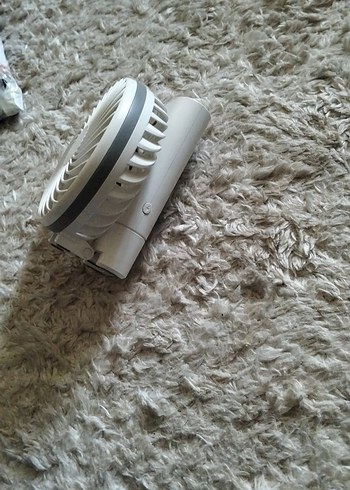 Taşınabilir Beyaz Mini Vantilatör - Görsel 2