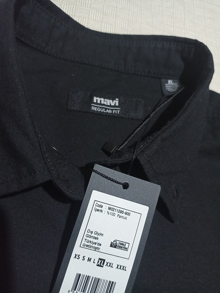 Siyah Erkek Gömlek - Görsel 2