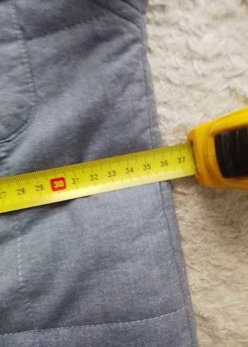 Gri Erkek Çocuk Keten Düğmeli Ceket - Görsel 4