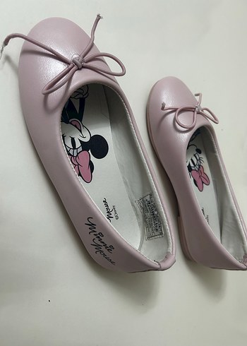 Pembe Fiyonk Detaylı Kız Çocuk Babet - Görsel 3