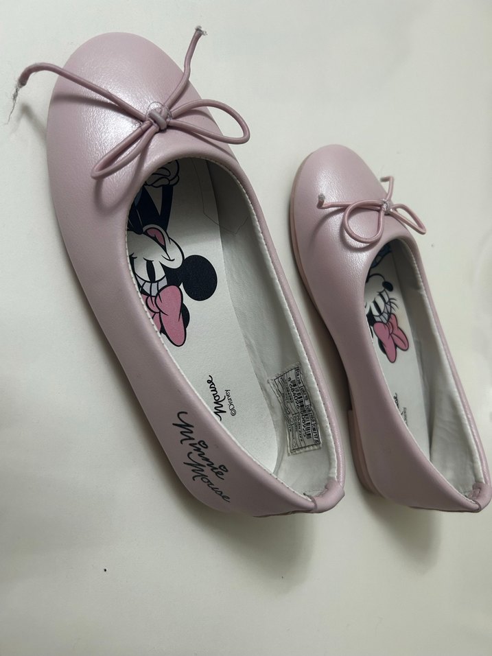 Pembe Fiyonk Detaylı Kız Çocuk Babet - Görsel 3