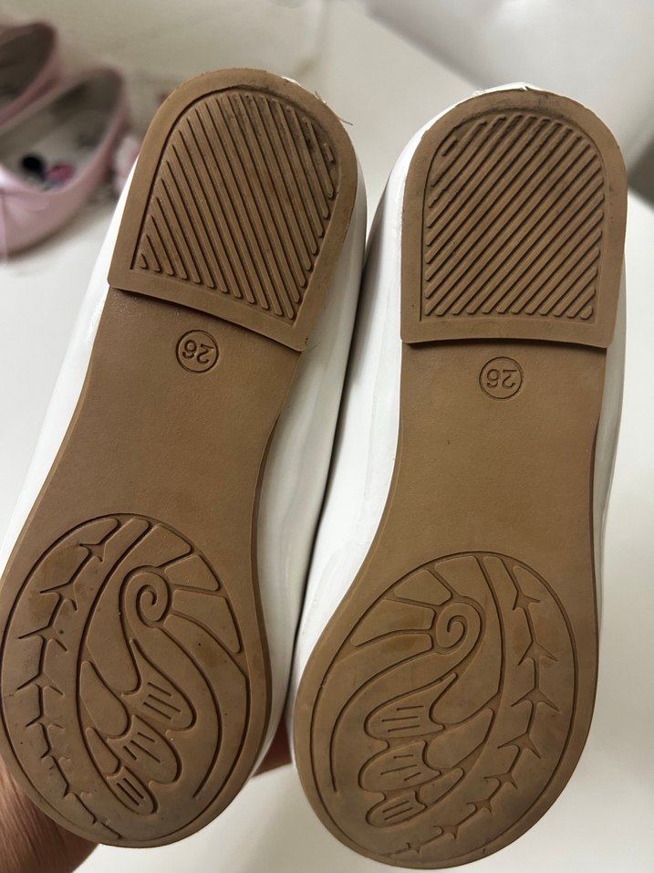 Kız Çocuk Beyaz Fiyonklu Babet - Görsel 3