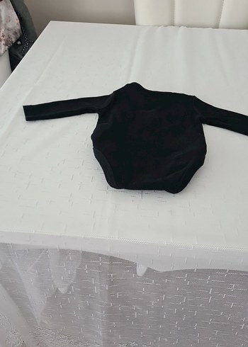 Batman Baskılı Siyah Uzun Kollu Bebek Body - Görsel 4