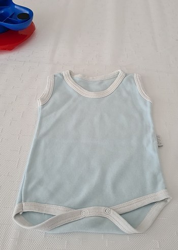 Mavi Kolsuz Bebek Body - Görsel 2