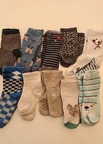 Erkek Çocuk Çok Renkli Çorap Seti - Görsel 2