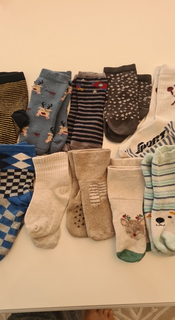 Erkek Çocuk Çok Renkli Çorap Seti - Görsel 3